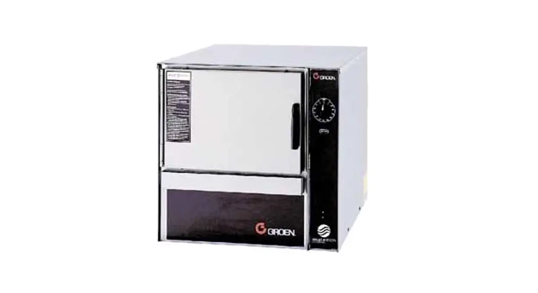 Groen Ssb-3e Series Domestic Smartsteam100 Boilerless Steamer User Manual