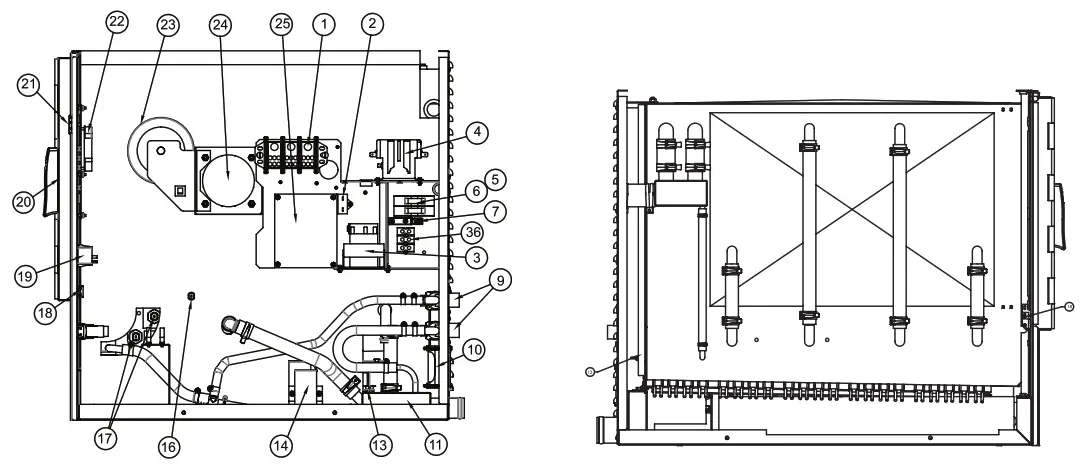 groen SSB-3E Series Domestic Smartsteam100 Boilerless Steamer - Parts List2
