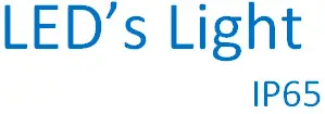 LED s light IP65 logo