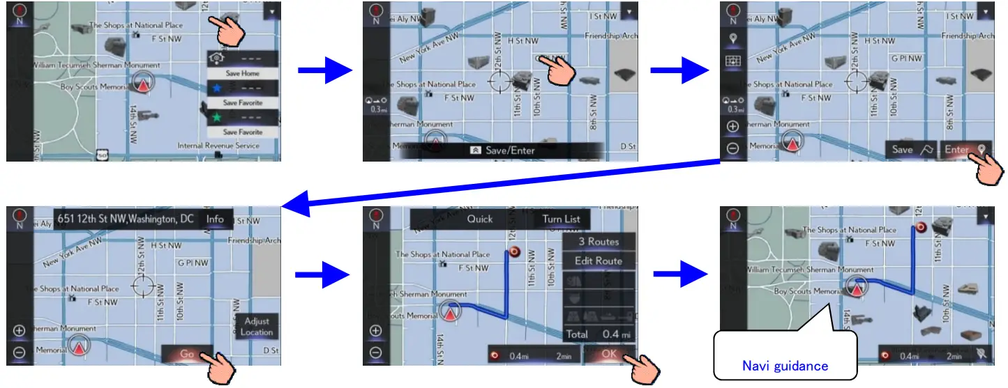 Panasonic AT2201 Car Navigation A18