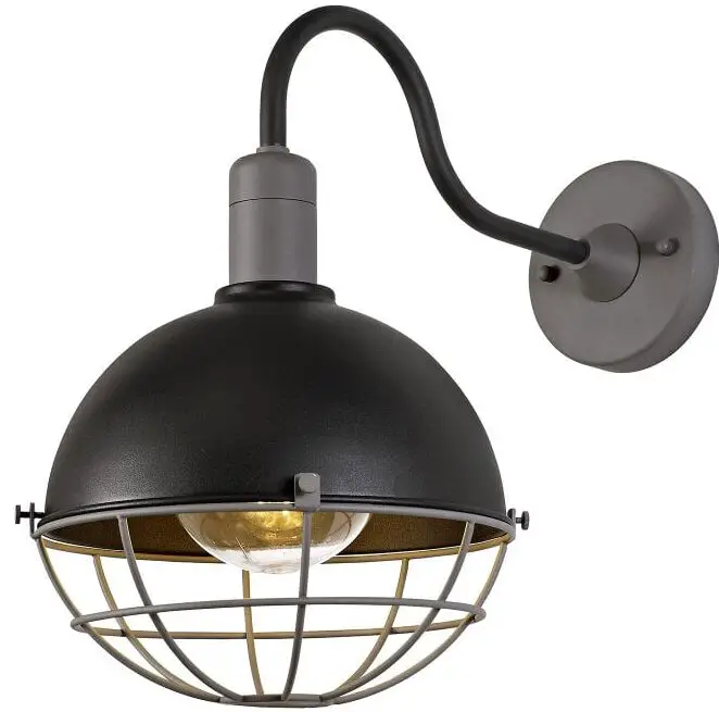 QAZQA 103991 Animal Naesehorn WL Black LED Wall Light-fig1