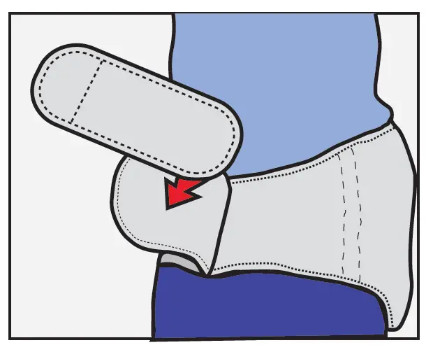 SHARPER IMAGE CHBWON-3 Calming Heat Back Wrap 1