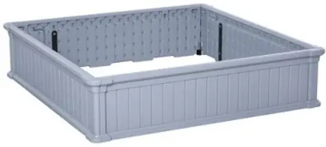 Alpulon-ZMWV282-4-ft.-x-4-ft.-Outdoor-Plastic-Raised-Garden-Bed-Set-For-Vegetable-and-Flower-Datasheet-PRODUCT