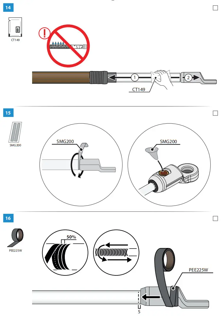ENSTO CIT1 2402L Cold Shrink Indoor Term - fig 7