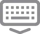 the minimize software keyboard button
