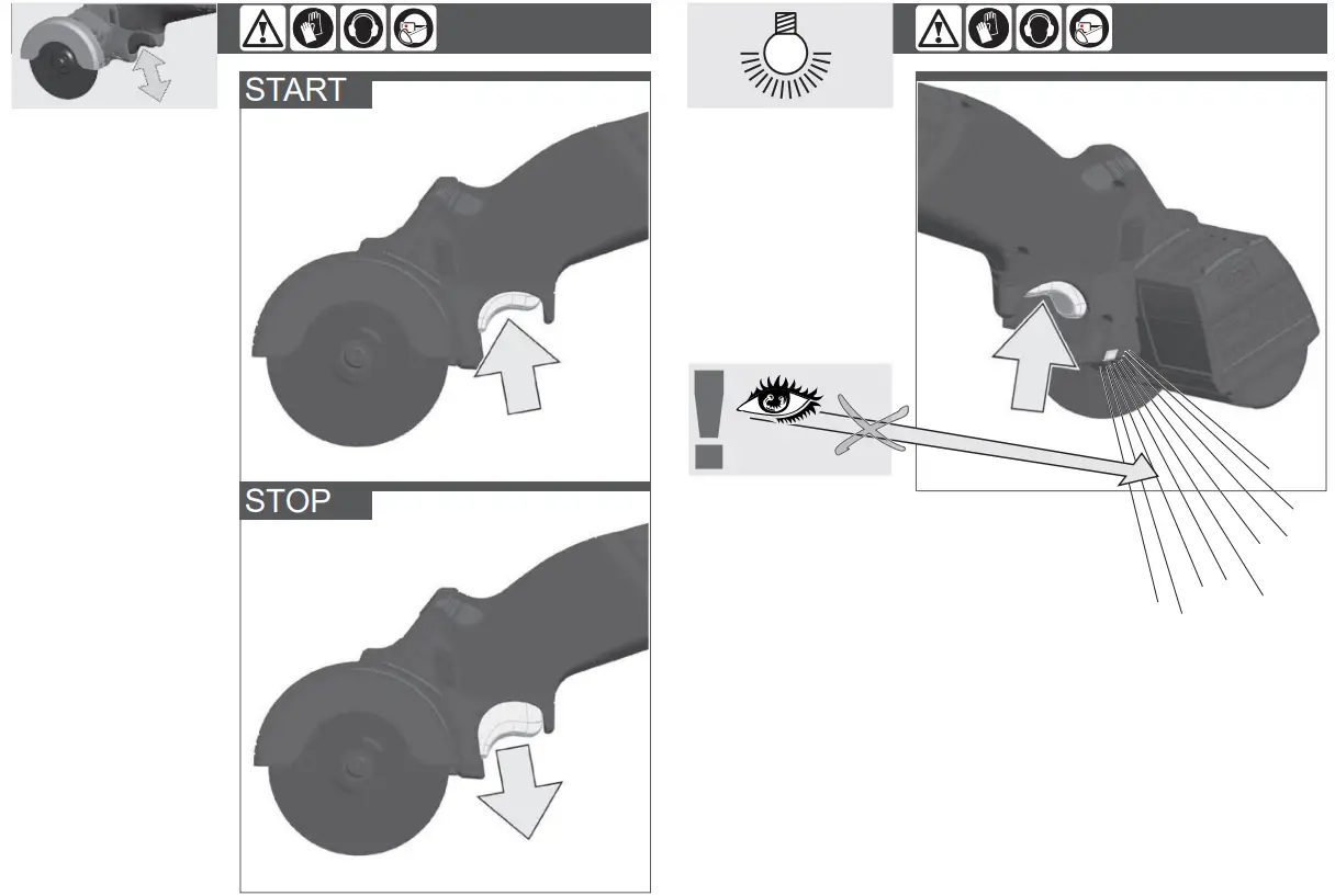 M12FCOT-0 M12 FCOT-0 Fuel Cut Off Tool 12V Bare Unit Operatimg illustration