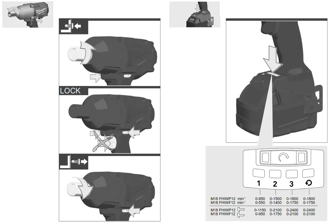 milwaukee M18 FHIWP12 Fuel Cordless Impact Wrench - fig5