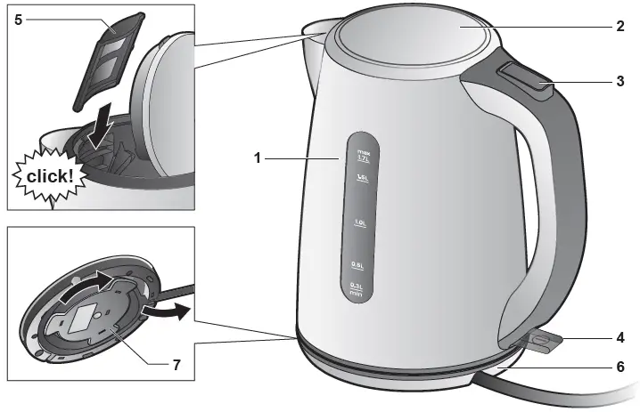 BOSCH TWK 7507 Electric Kettles-1