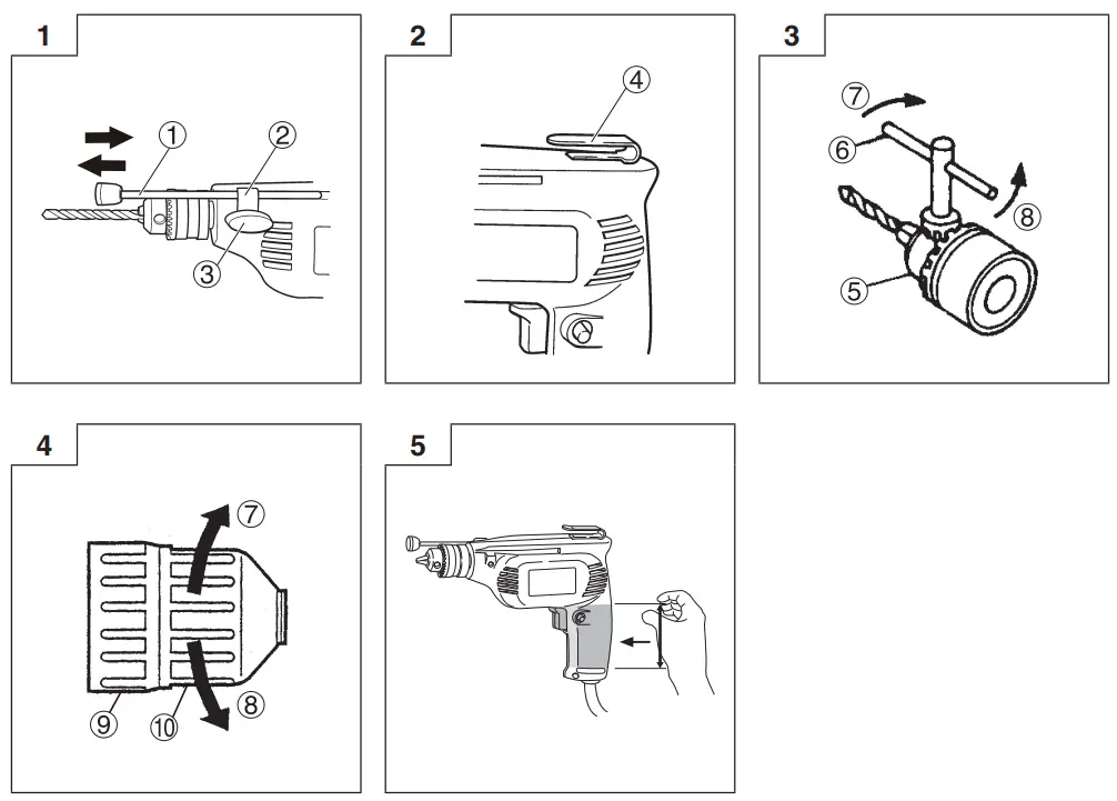 HiKOKI D 6SH Small Electric Drill fig