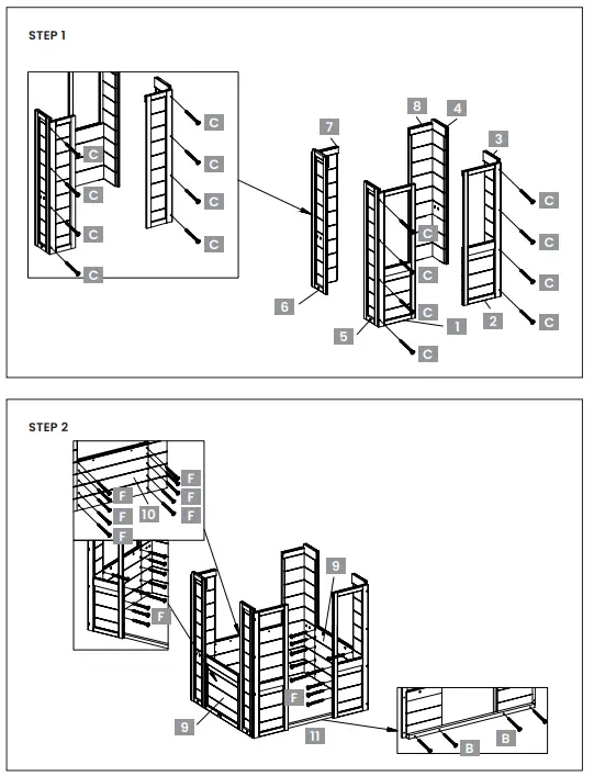 LIFESPAN-KIDS-LKCH-CHINO611-Café-Chino-Wooden-Cubby-House-FIG4