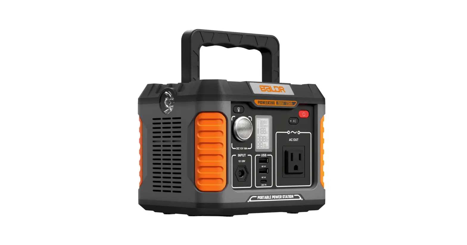 Baldr Pioneer200 Portable Power Station User Manual