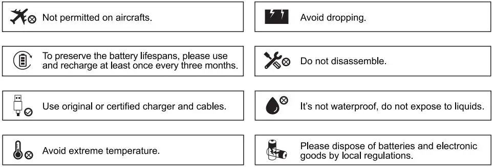 BaLDR PIONEER200 Portable Power Station User Manual - Cautions