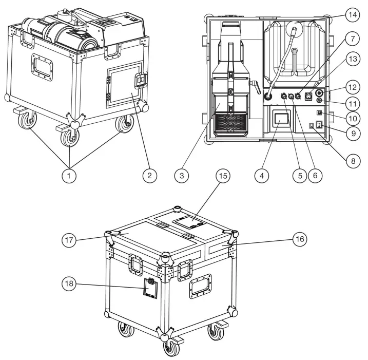 MAGMATIC PSC225 CRISP Max High Powered Silent Snow Machine - OVERVIEW