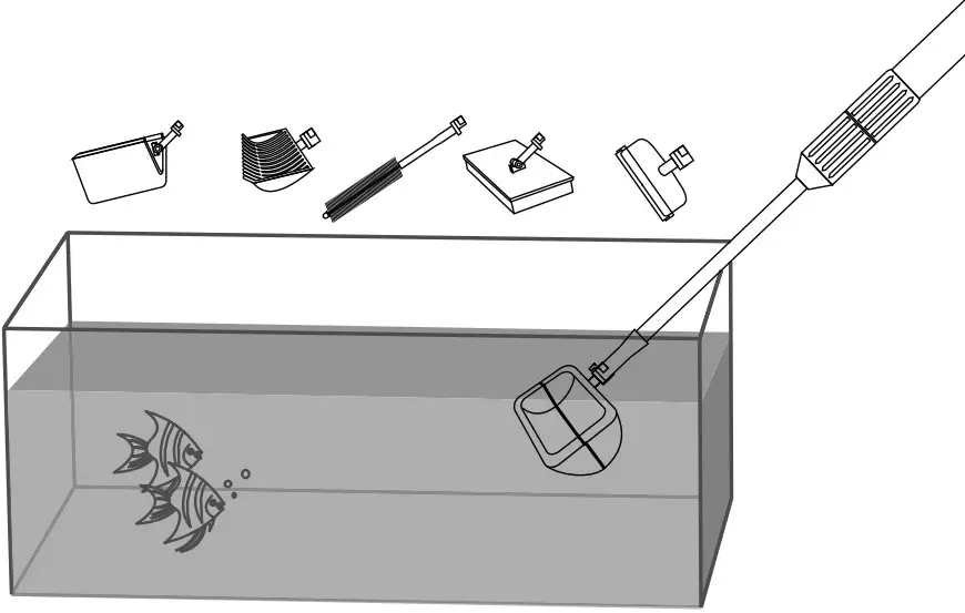 hygger JG 816 Aquarium Cleaning Set 6 in 1