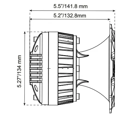 DS18 PRO DKN1XSPH 2 Inch Throat Bolt On Neodymium Driver - PRO DKN1XSPH 1