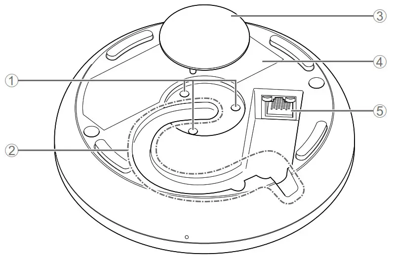 YAMAHA RM-TT Boundary Microphone - Bottom panel