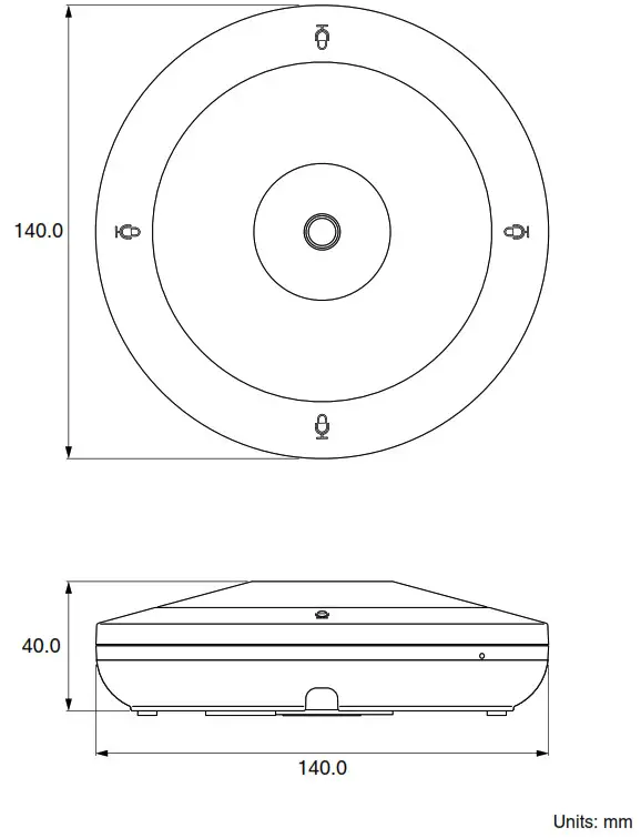 YAMAHA RM-TT Boundary Microphone - This unit