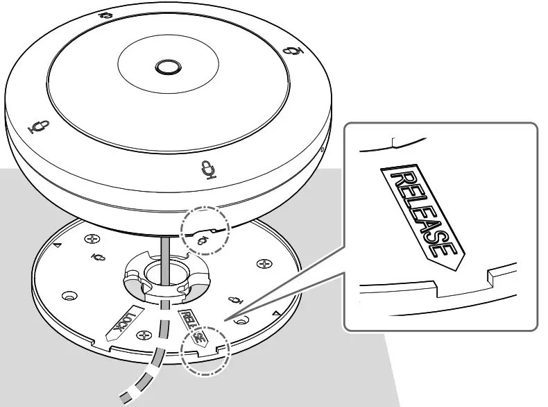 YAMAHA RM-TT Boundary Microphone - adaptor