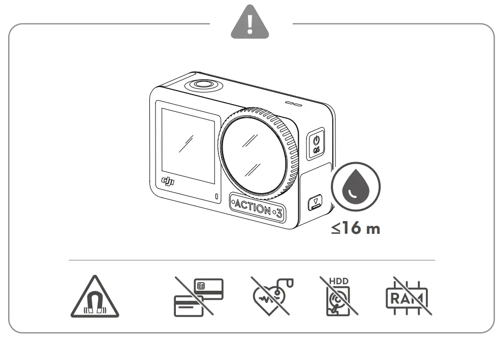 dji Osmo Action 3 Adventure Combo Camera fig 1