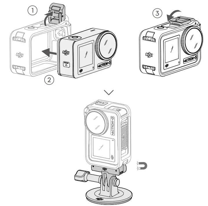 dji Osmo Action 3 Adventure Combo Camera fig 3
