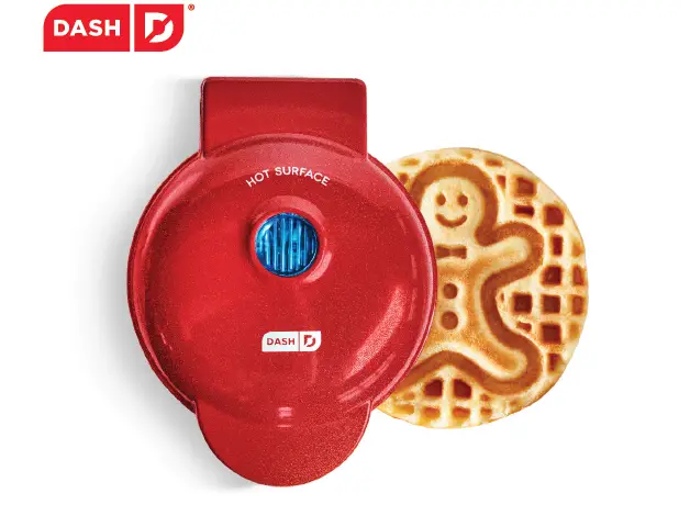 Dash Gingerbread Mini Waffle Maker Dmwgcb100 User Manual