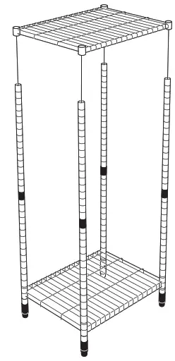 IKEA OMAR Shelving Unit - 10