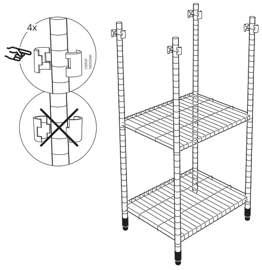 IKEA OMAR Shelving Unit - 11