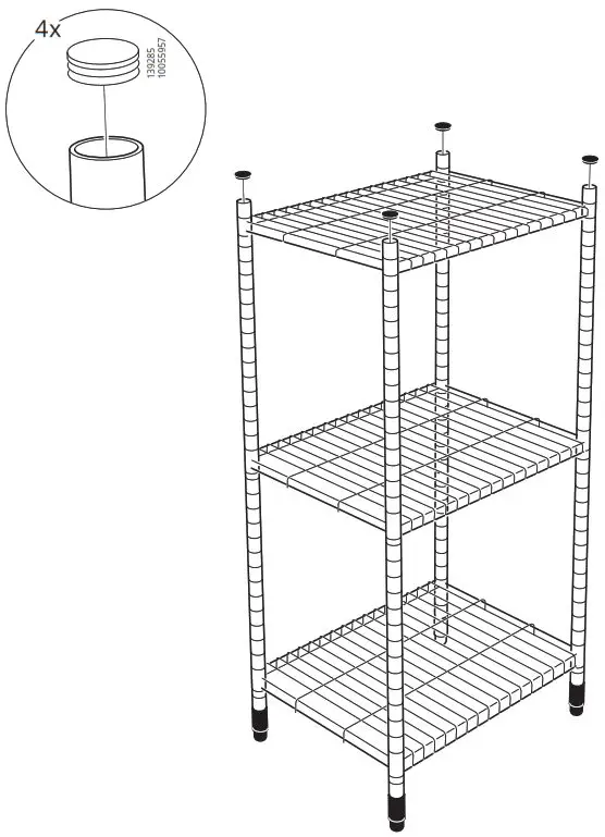 IKEA OMAR Shelving Unit - 13