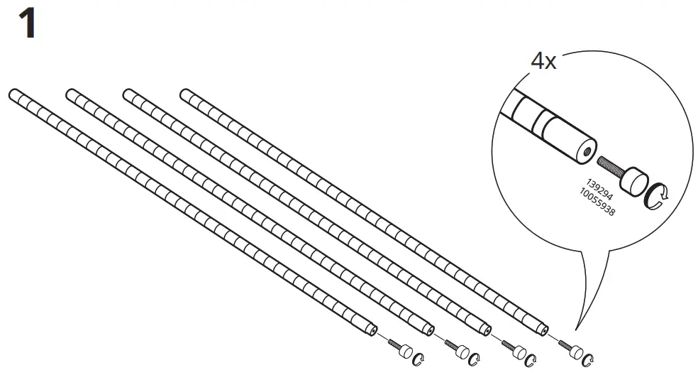 IKEA OMAR Shelving Unit - 4
