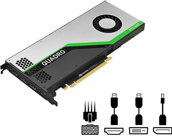 nVIDIA PNY Quadro RTX 4000 VCQRTX4000-BSP Graphics Card