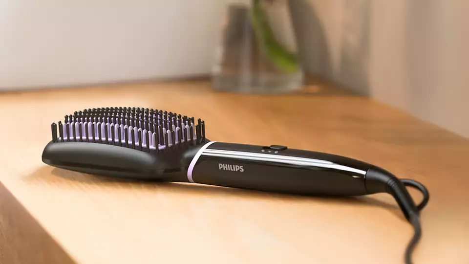 Philips Bhh880 Essential Heated Straightening Brush User Guide