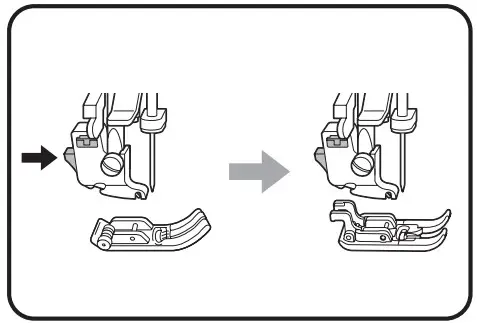 baby lock BLSA MF Advanced Monogramming Foot - Figure 1
