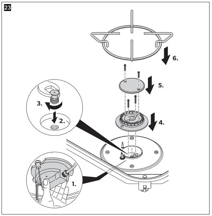 DOMETIC HBG 3445 Cooktop and Combinations Installation Guide - Assembly