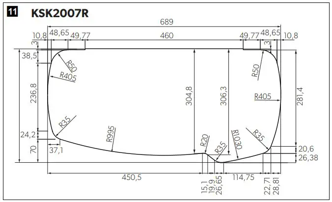 DOMETIC HBG 3445 Cooktop and Combinations Installation Guide - KSK2007R
