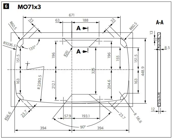 DOMETIC HBG 3445 Cooktop and Combinations Installation Guide - MO71x3