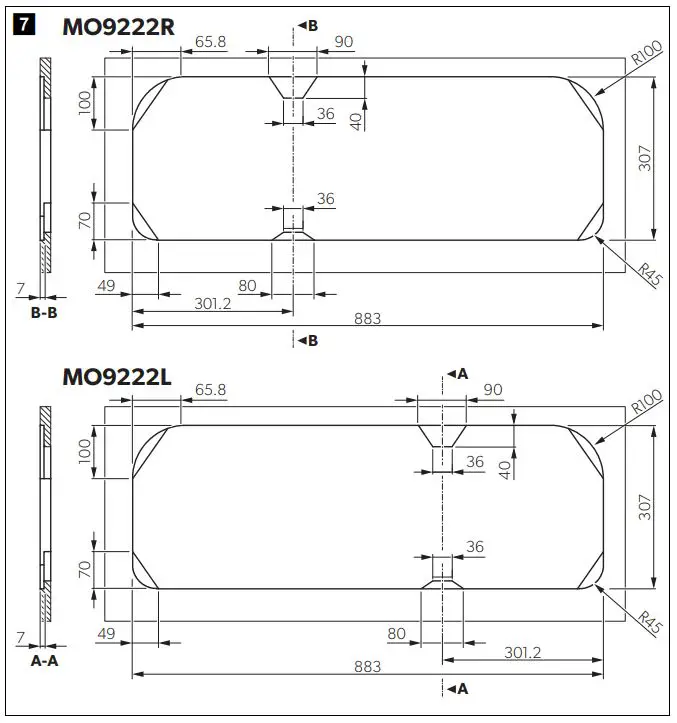 DOMETIC HBG 3445 Cooktop and Combinations Installation Guide - MO9222
