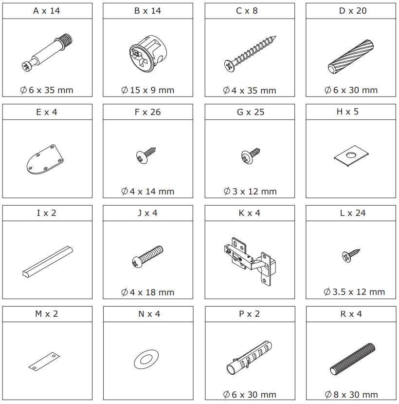 FUFU GAGA LJY KF200107-01 2 Door Multi Functional Storage Cabinet Chest - 1