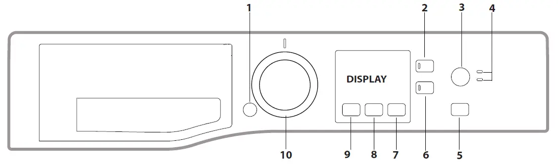 Hotpoint NSWR 945C GK 1400 Spin 9kg Washing Machine 1