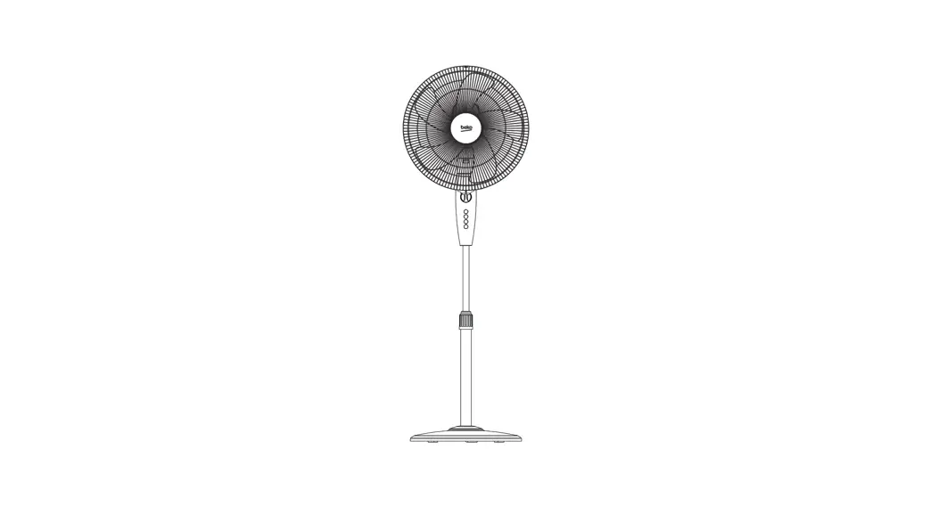 Beko Efs5100w Stand Fan User Manual Beko Efs5100w Stand Fan User Manual