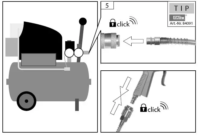 Gude 50129 260 10 50 Compressor-5