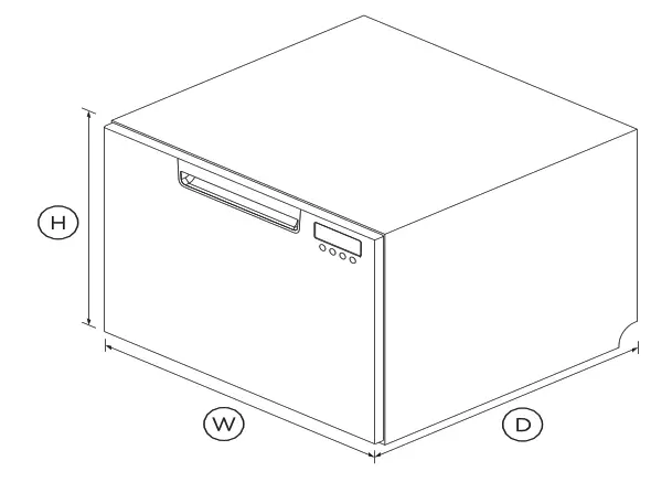 FISHER PAYKEL DD24SCTX9 N Single DishDrawer Inch Dishwasher Tall Sanitize - Fig