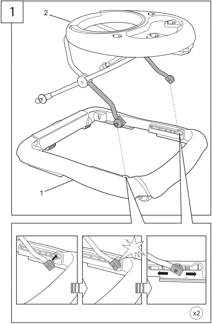 bright starts 10924 WWC Giggling Safari Walker - Figure 2
