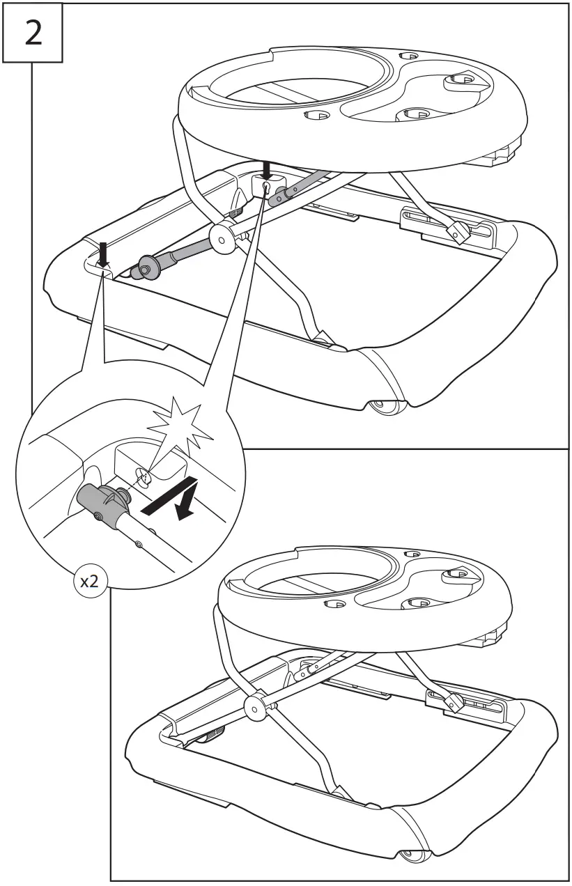 bright starts 10924 WWC Giggling Safari Walker - Figure 3