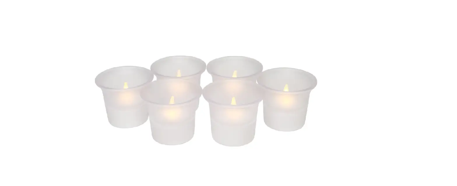 Ge Holiday 76857 Ge Staybright Led Flickering Frosted Votive Candle Cups User Guide