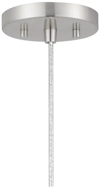 PROGRESS LIGHTING P500426 Evanna Brushed Nickel Transitional Cylinder Mini