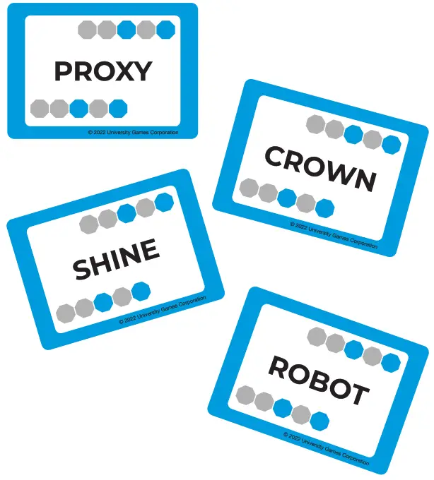 UNIVERSITY GAMES 01047 5 Letter Wordlet Confounding Word Strategy Game - Figure 1