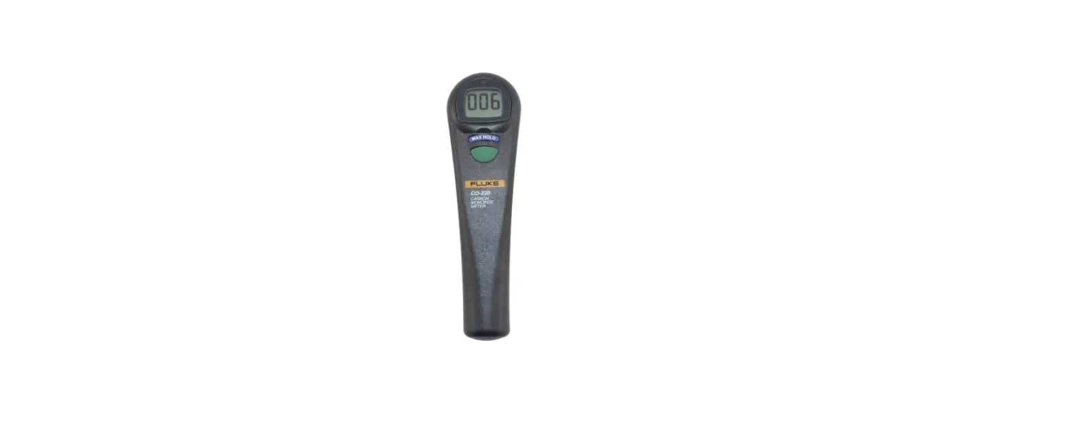 Fluke Co-220 Carbon Monoxide Meter User Manual Fluke Co-220 Carbon Monoxide Meter User Manual