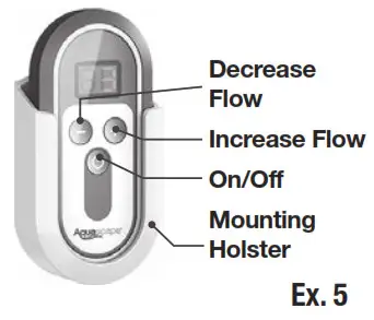 Aquascape 45041 Universal Remote for Adjustable - INSTALLATION AND OPERATION 5