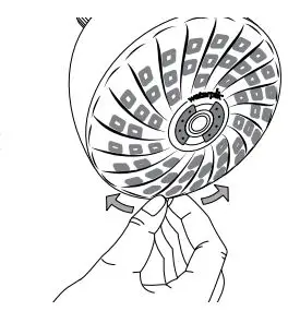 waterpik XQP-633 PowerPulse Fixed Shower Head Instruction Manual - Spray Selector