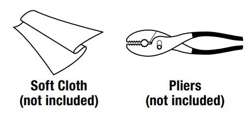 waterpik XQP-633 PowerPulse Fixed Shower Head Instruction Manual - TOOLS YOU MAY NEED